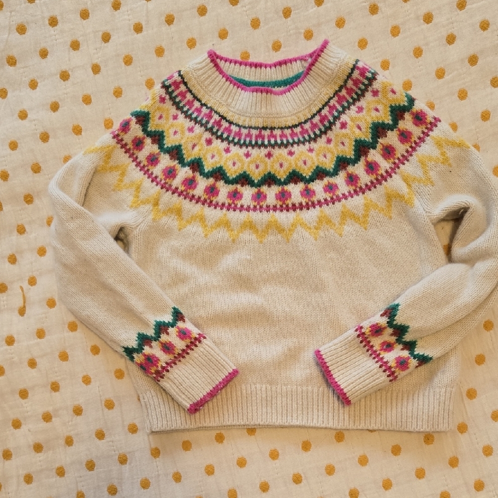 Mini Boden Fair Isle Sweater